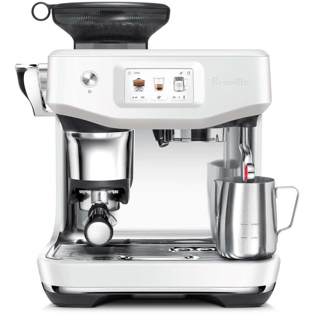 Breville BES881SST The Barista Touch™ Impress 智能意式咖啡機 (海鹽白限量版)